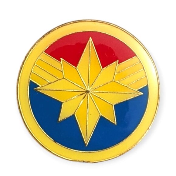 Captain Marvel Disney Pin: Emblem Logo - Picture 1 of 4